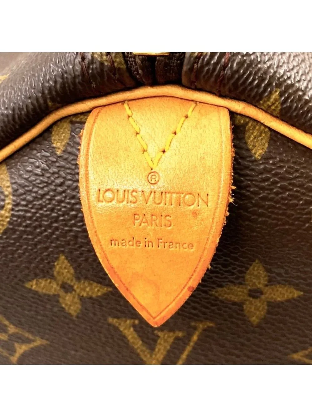 Louis Vuitton Keepall 50 Monogram Leather Brown Light Boston Bag Gold